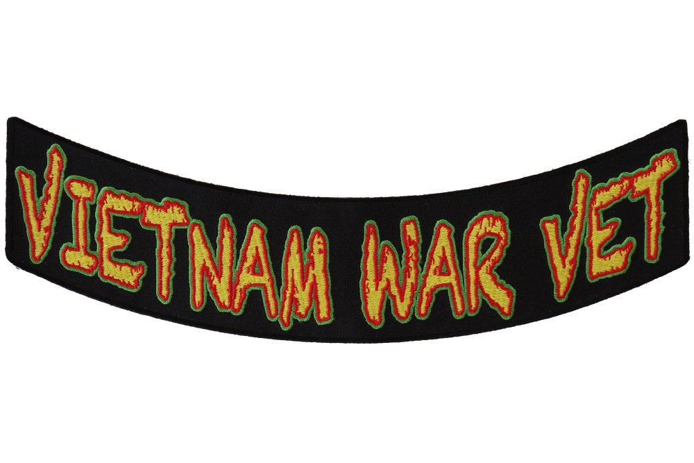 Vietnam War Vet Lower Rocker Patch