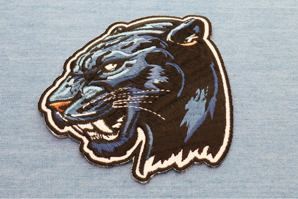 Jaguar Iron-On Embroidered Patch – Wild Animal Zoo Souvenir – USA Made (Panthera Onca)
