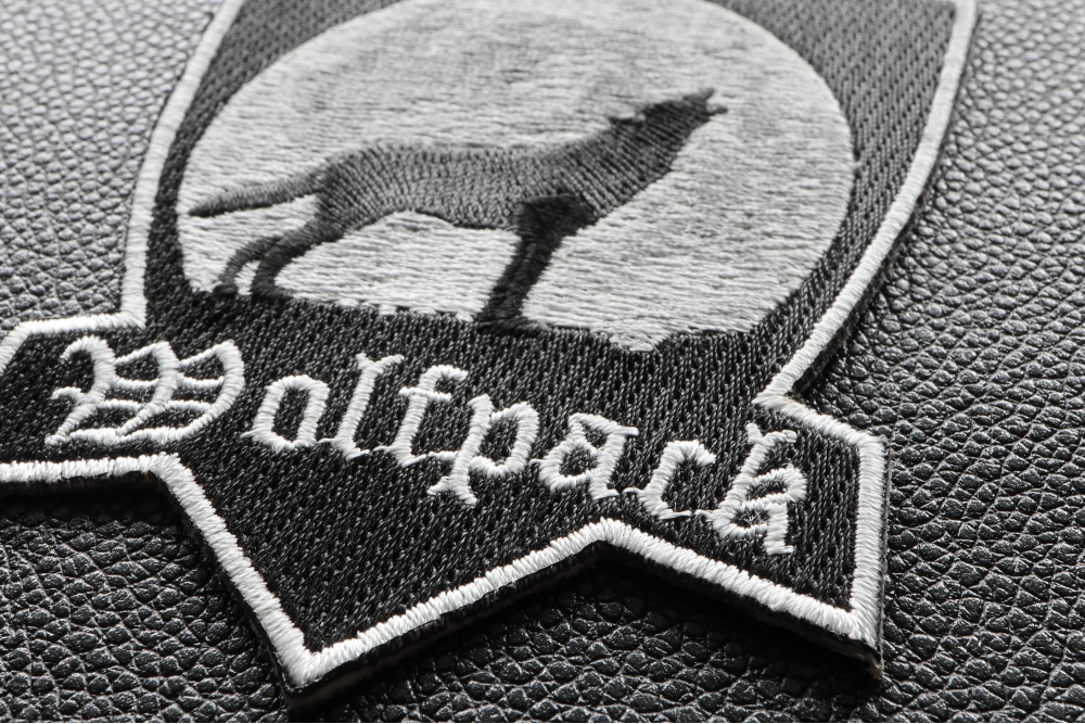 Wolfpack Patch With Howling Wolf | Embroidered Patches by Ivamis Patches