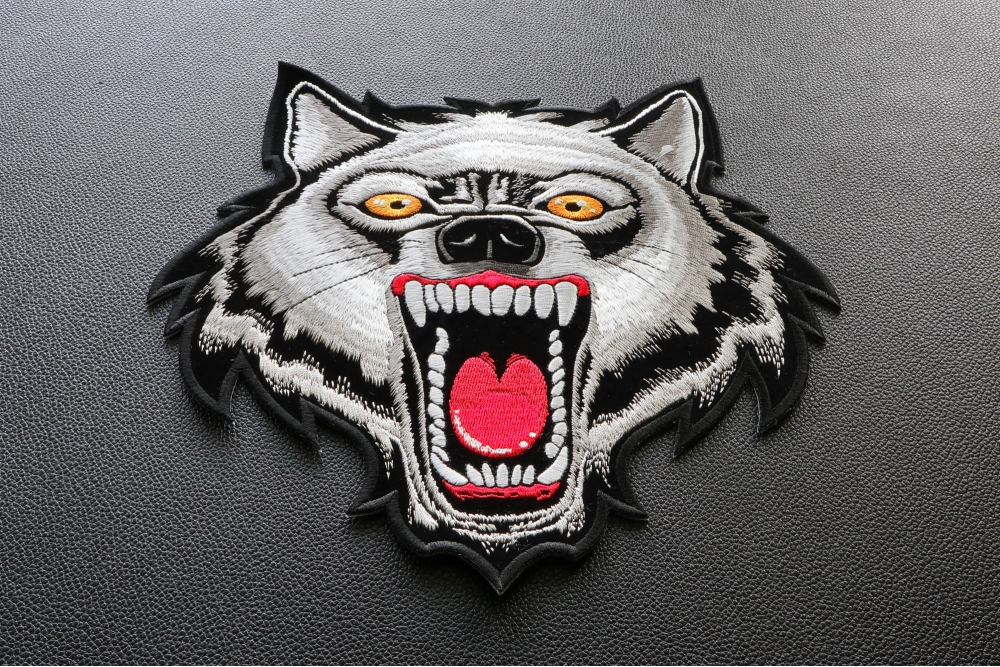Wolf Patch, Large Animal Patches for Jackets by Ivamis Patches