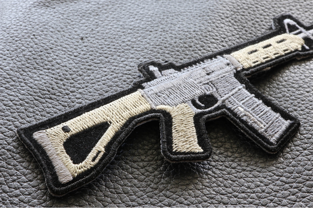 AR 15 Assault Rifle Patch | 2nd Amendment Patches -TheCheapPlace