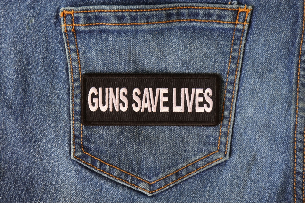 Guns Save Lives Patch TheCheapPlace