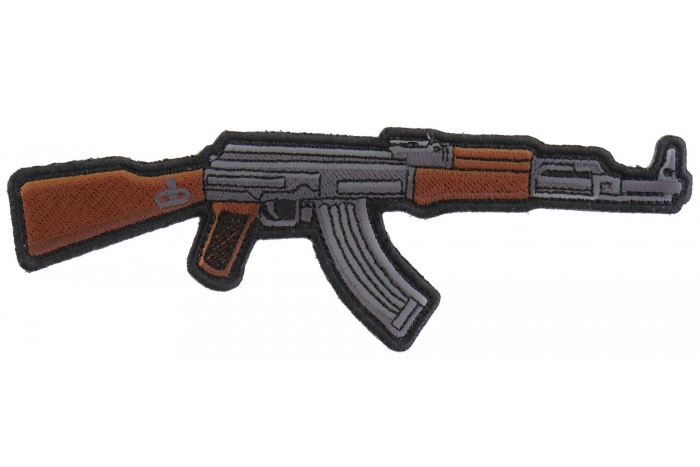 AK 47 Patch Right Assault Rifle Gun