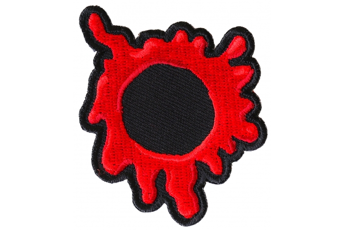 Bullet Hole Patch Blood Red
