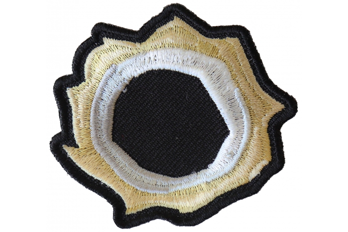 Bullet Hole Patch Green Metal
