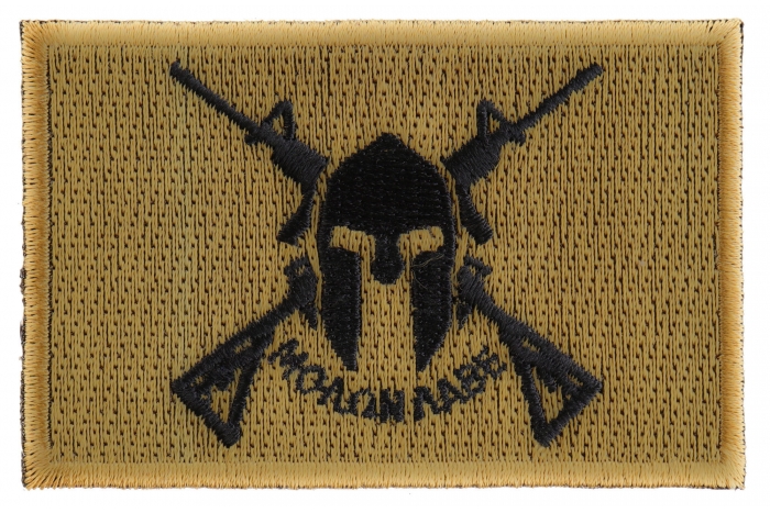 Come and Take It Molon Labe Crossed Rifles Patch
