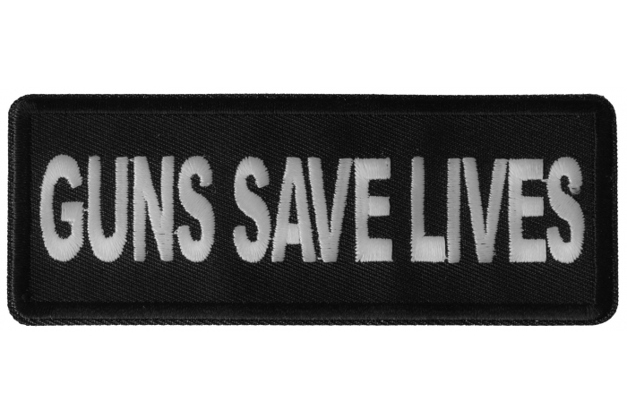 Guns Save Lives Patch