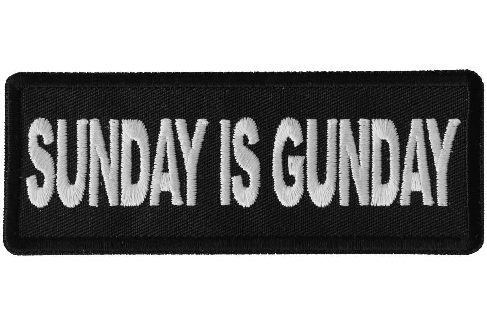 Sunday is Gunday Patch