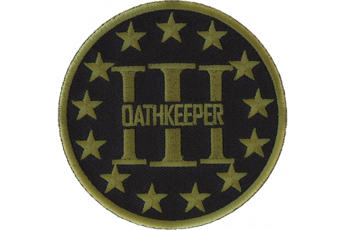 Three Percenter Oathkeeper Round Patch Green