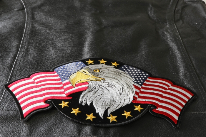 Large Eagle Patch for Back of Jackets by Ivamis Patches