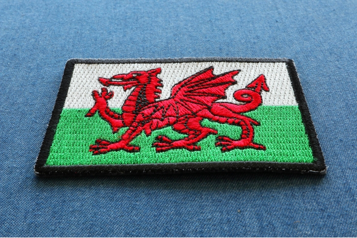 Wales Flag Patch by Ivamis Patches