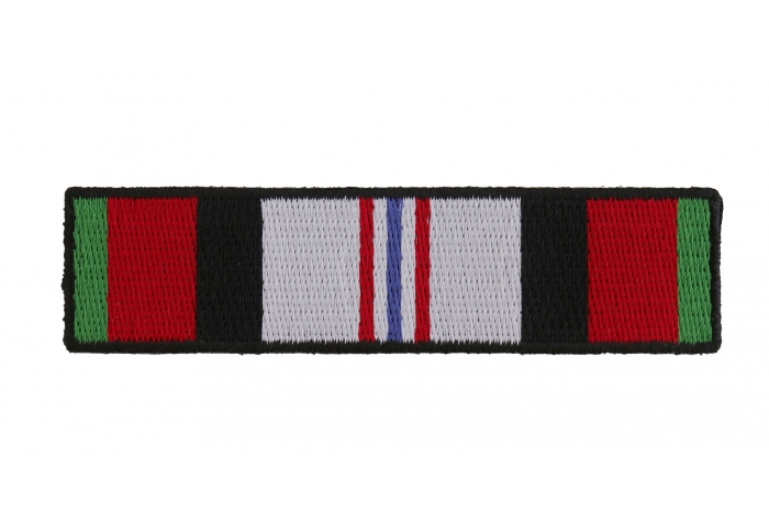 Afghan War Service Ribbon Patch | US Afghan War Military Veteran ...
