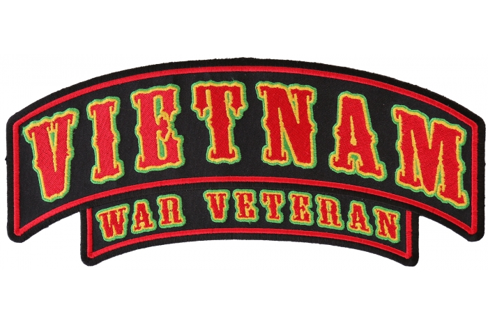 Vietnam War Veteran Patch - Sew on Back of Jackets by Ivamis Patches
