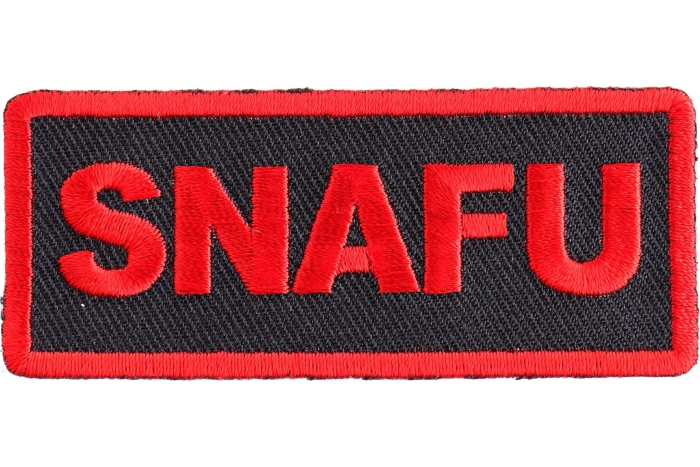 Snafu Patch Morale En PVC Pour Airsoft