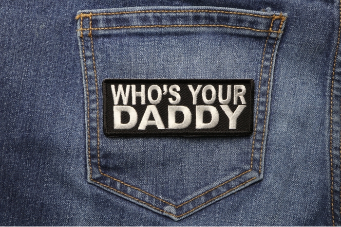 Who Is Your Daddy Patch by Ivamis Patches