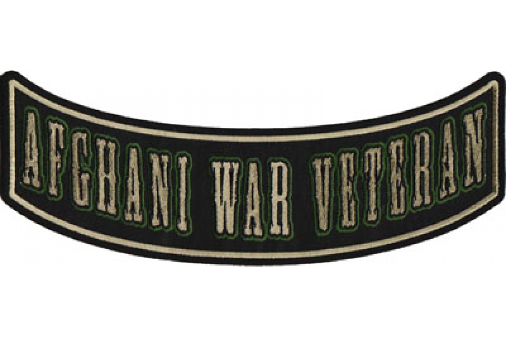 Afghani War Veteran Lower Rocker