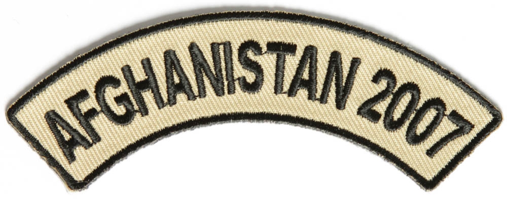 Afghanistan 2007 Rocker Patch