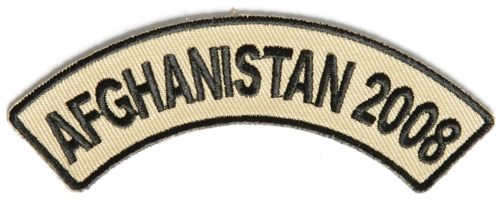 Afghanistan 2008 Rocker Patch