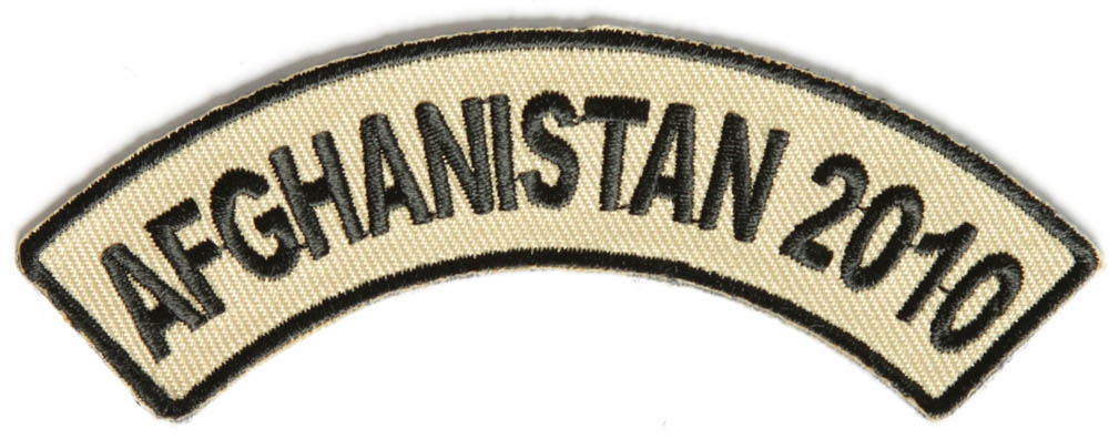 Afghanistan 2010 Rocker Patch