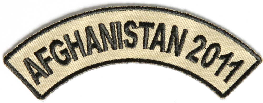 Afghanistan 2011 Rocker Patch