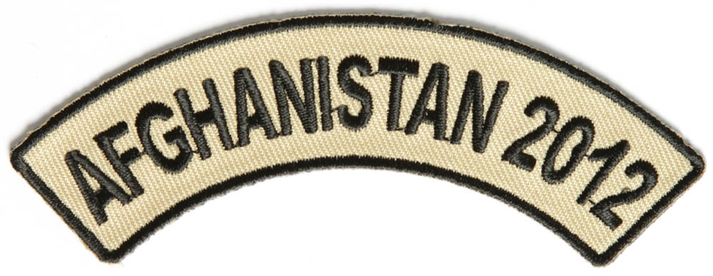 Afghanistan 2012 Rocker Patch