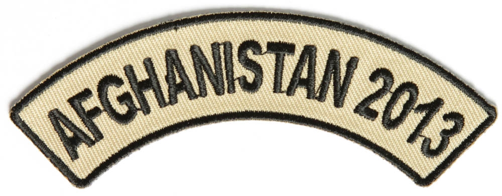 Afghanistan 2013 Rocker Patch