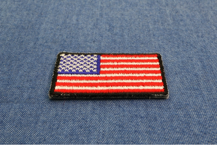 American Flag Patch diagonal view