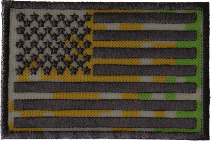 American Flag Camo Patch