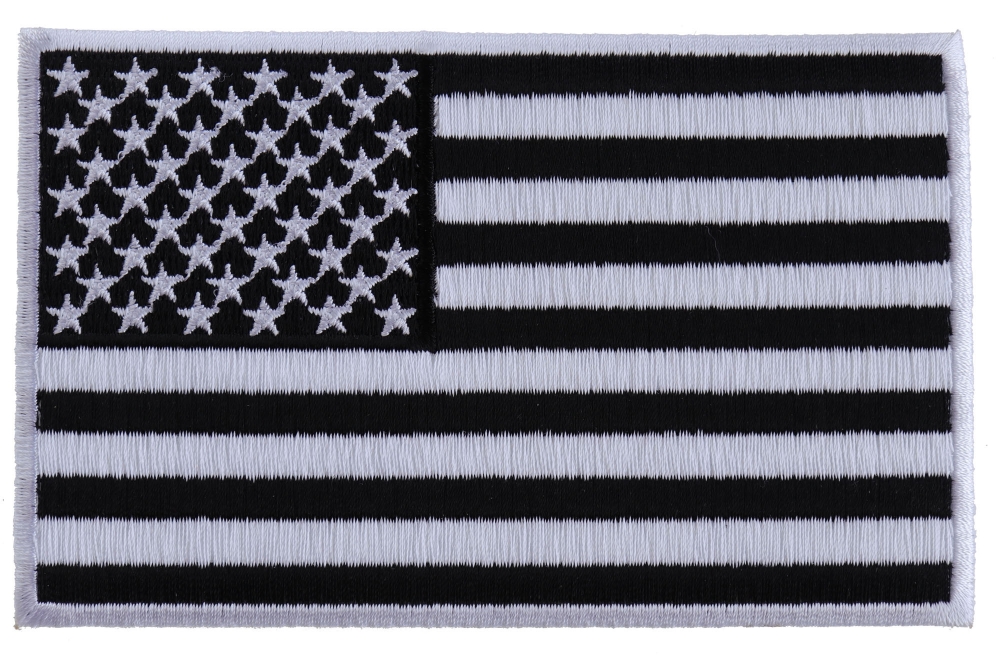American Flag Patch with Black Borders