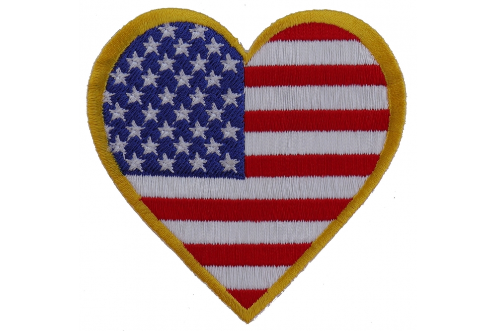 Embroidered US Flag Patches