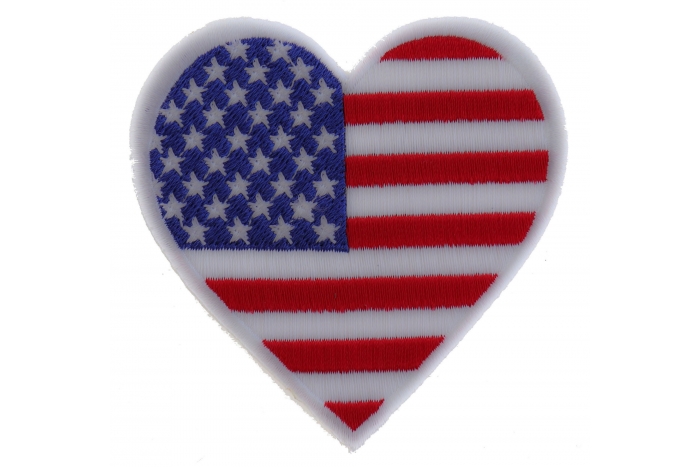 Love USA Heart Patch
