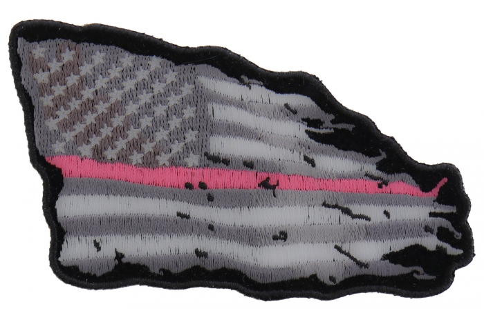 American Flag with Pink Stripe
