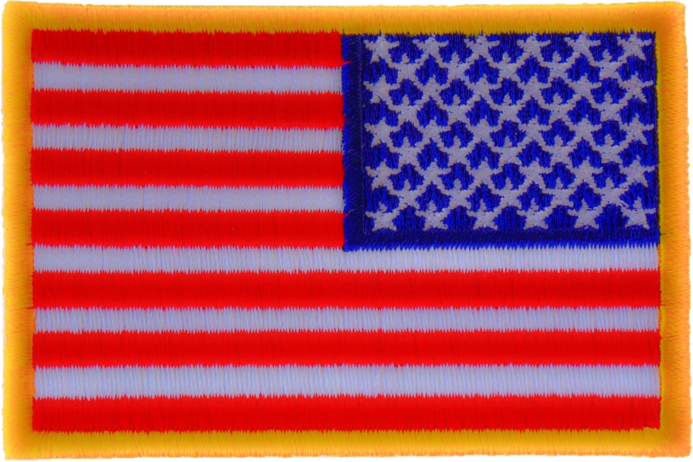 Reversed American Flag Patch