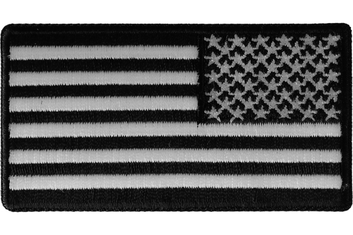 American Flag Patch Reversed 3 inch