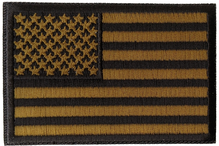 Subdued Green US Flag Patch