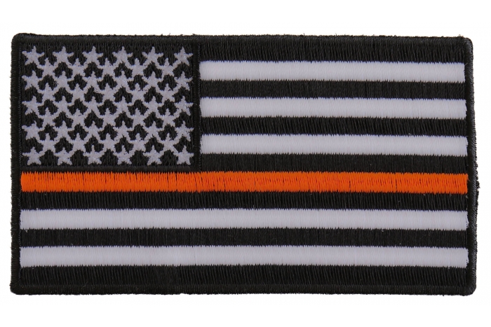 Thin Orange Line American Flag For Search & Rescue