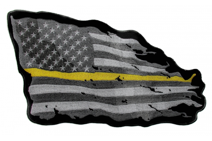 Yellow Stripe American Flag Patch