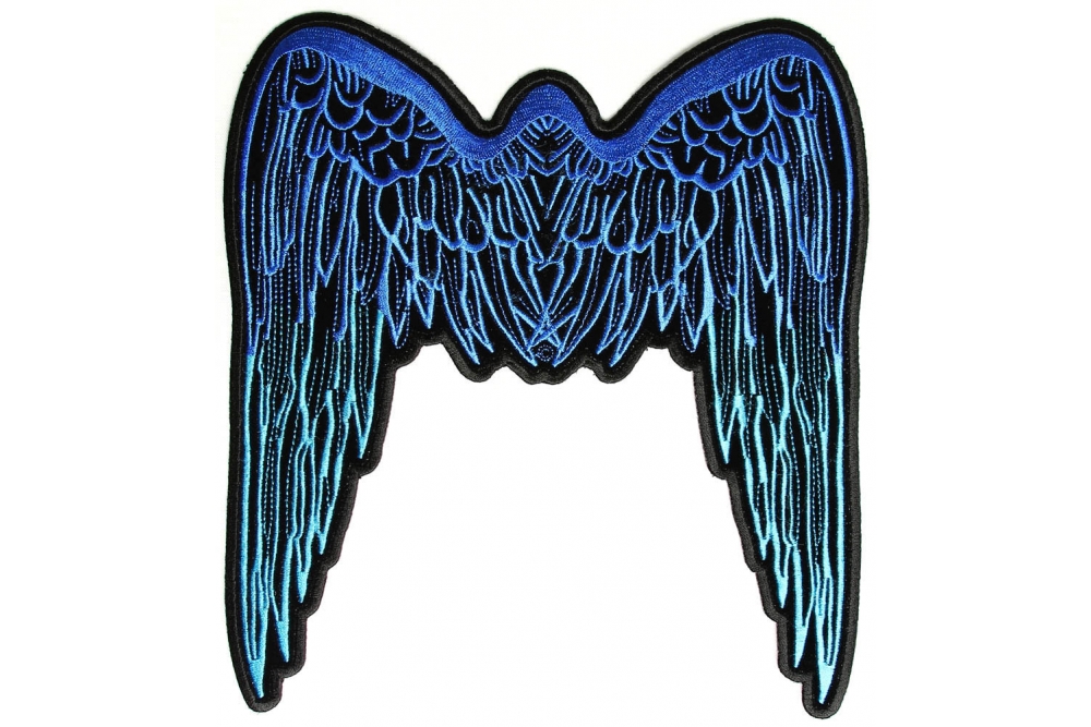 Blue Angel Wings Large Back Patch