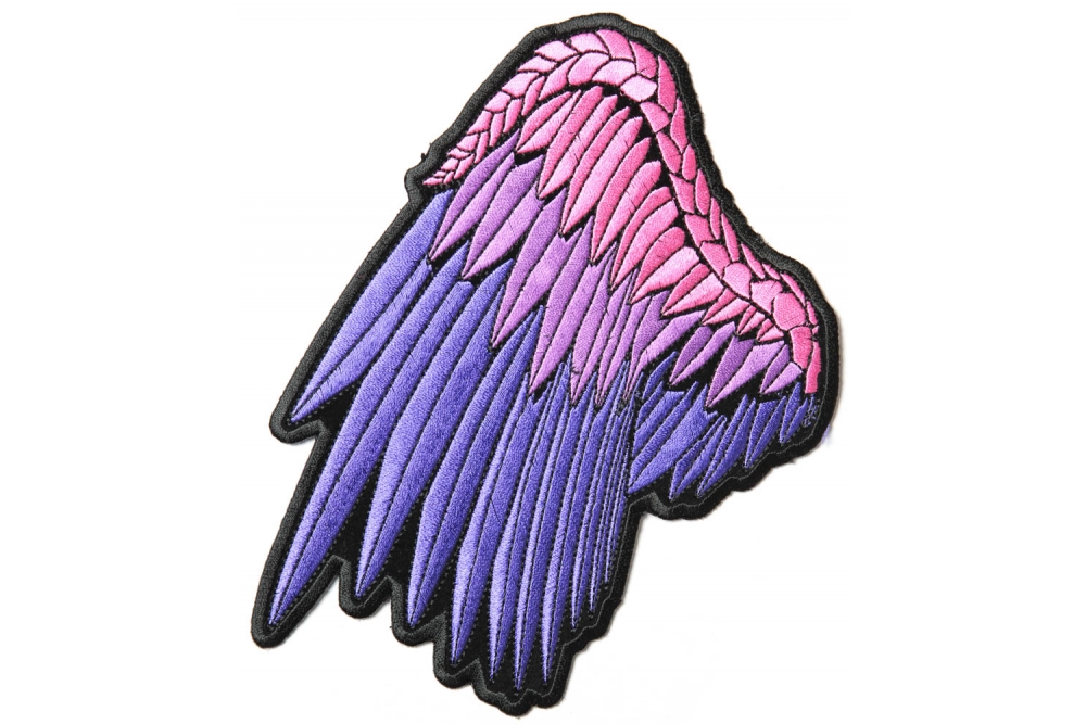Pink Left Angel Wings Patch