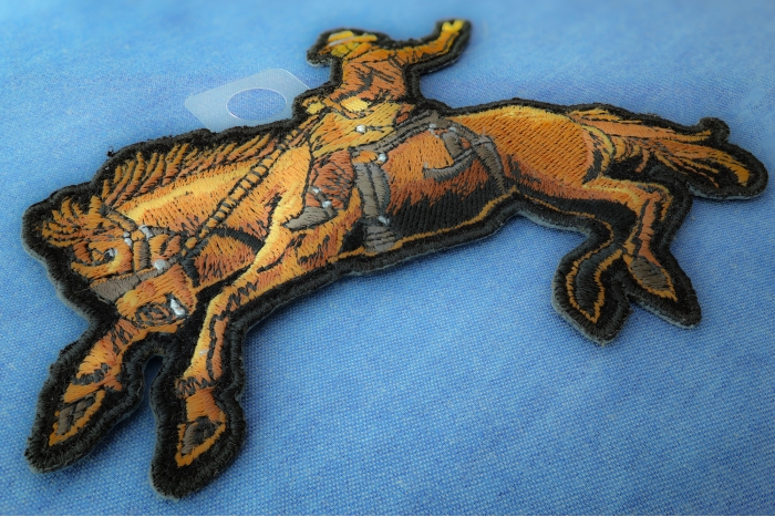 Cowboy Horse Patch diagonal view