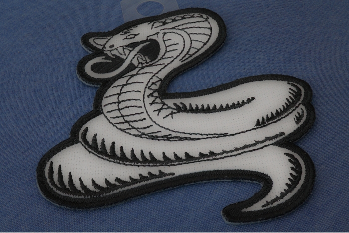 Cobra White Patch diagonal view