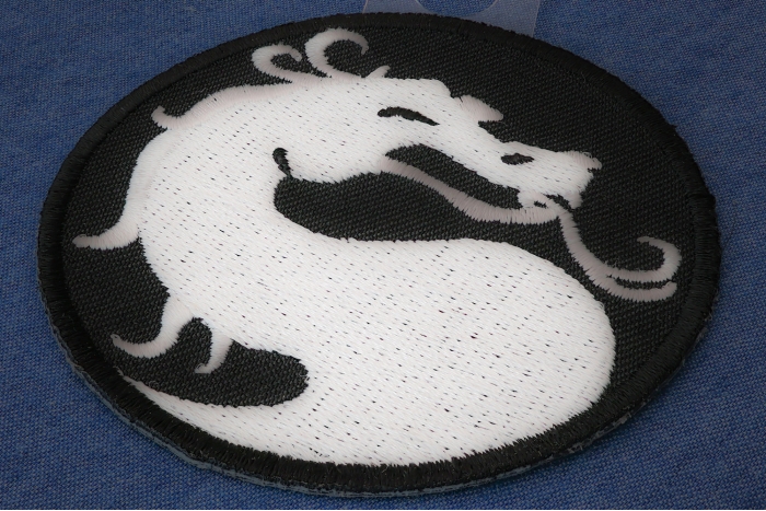 Dragon Patch Small Circular diagonal view