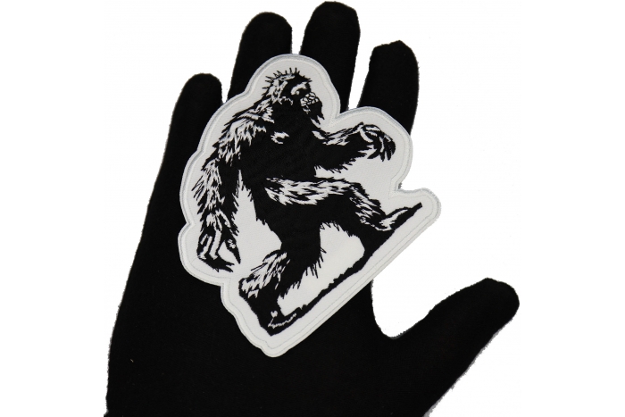 Big Foot Patch shown on hand for size comparison