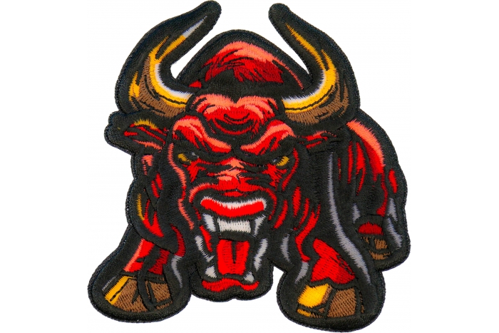 Bull Charging Patch