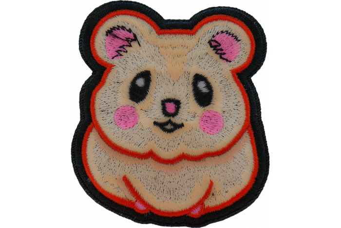 Cute Hamster Iron on Patch