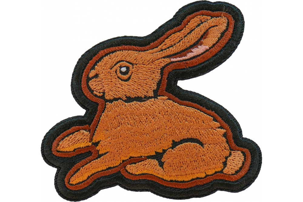 Cute Rabbit Iron on Patch by Ivamis Patches