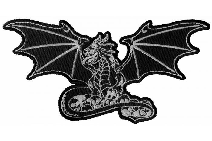 Dragon with Skulls Patch