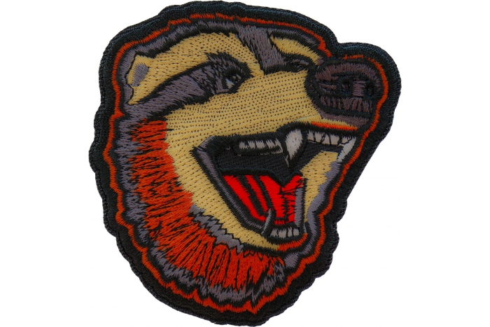 Funny Hyena Iron on Patch