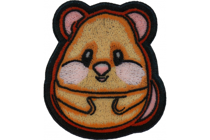 Hamster Iron on Patch