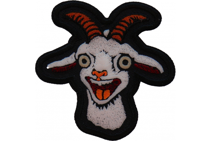Hello Goat Iron on Patch